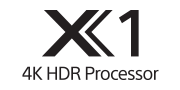 Logo Bộ xử lý 4K HDR X1™