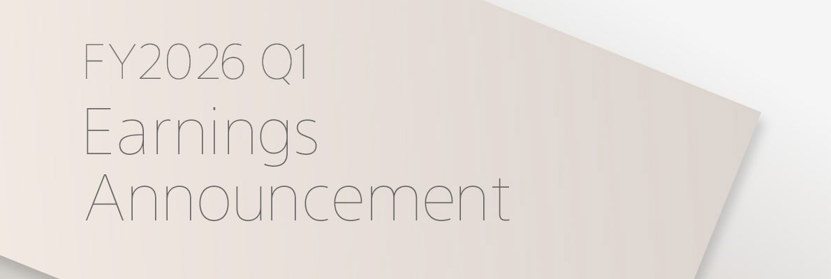 FY2026 Q1 Earnings Announcement