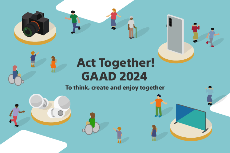 Act Together! GAAD 2024 To think, create and enjoy together