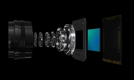 Image sensors used in smartphones (image)