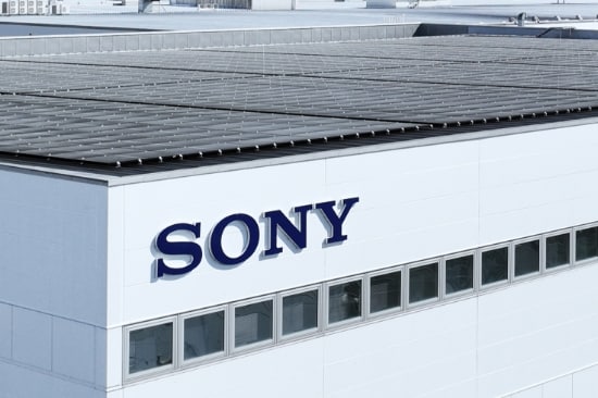 Photo of Sony’s business site