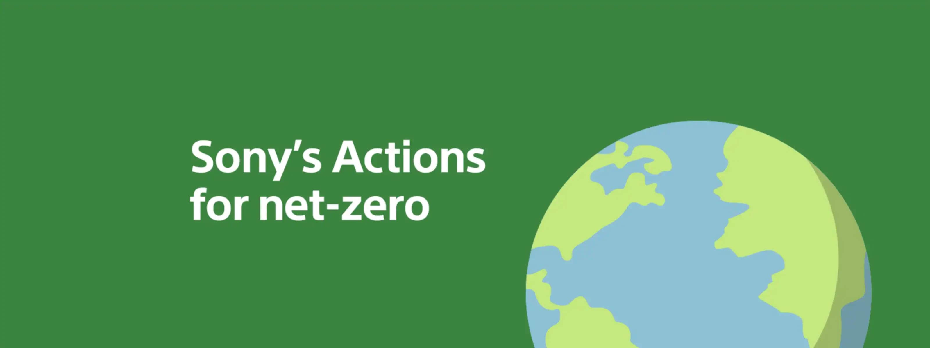 Sony's Actions for net-zero Earth Day 2023