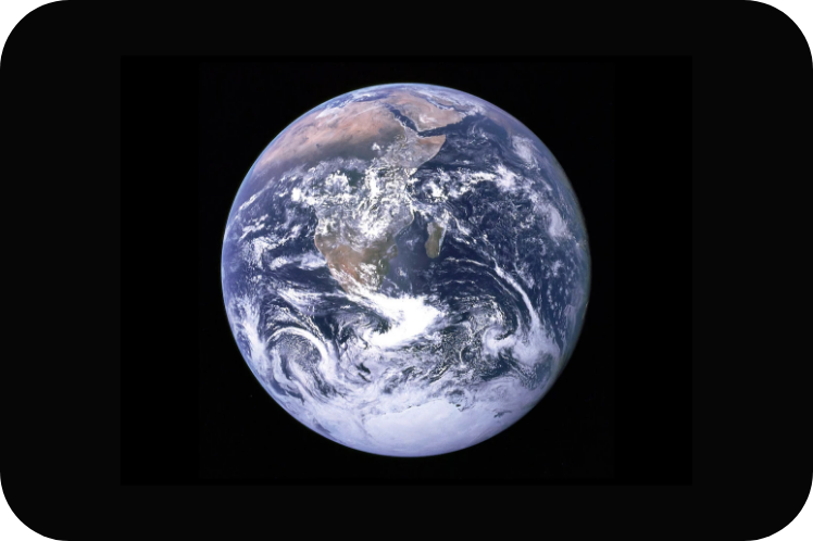 An image of the earth.