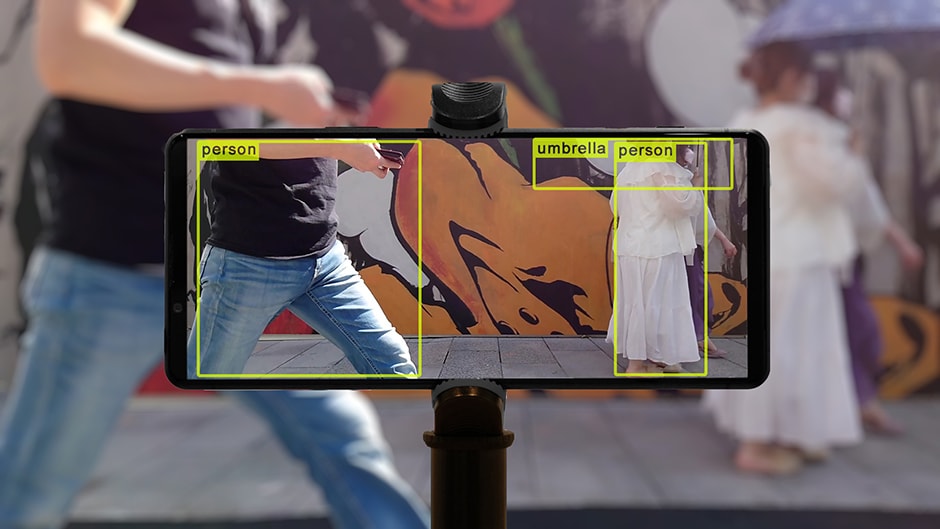 UI of the prototype (object detection)