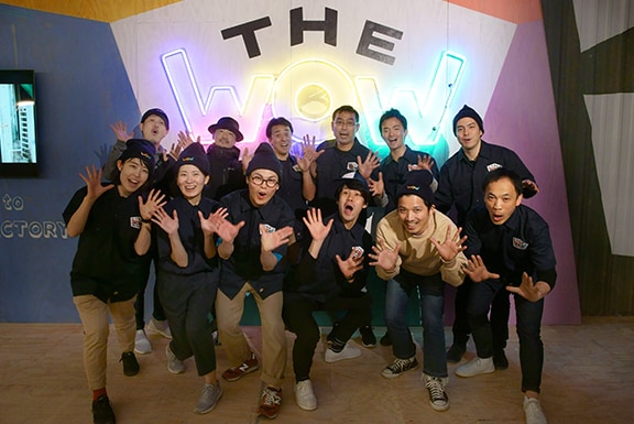 Photo of the project members of the WOW Factory