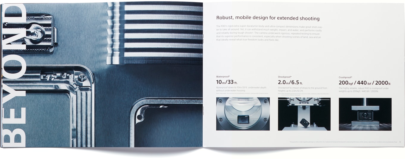 Photo of RX0 product catalog_page showing the body