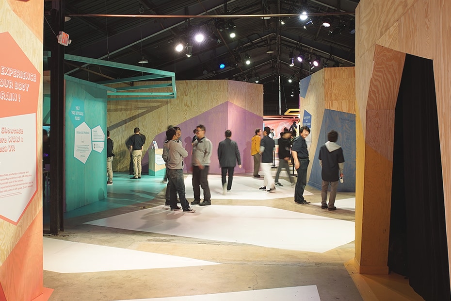 Photo of the exhibition space of the WOW Factory