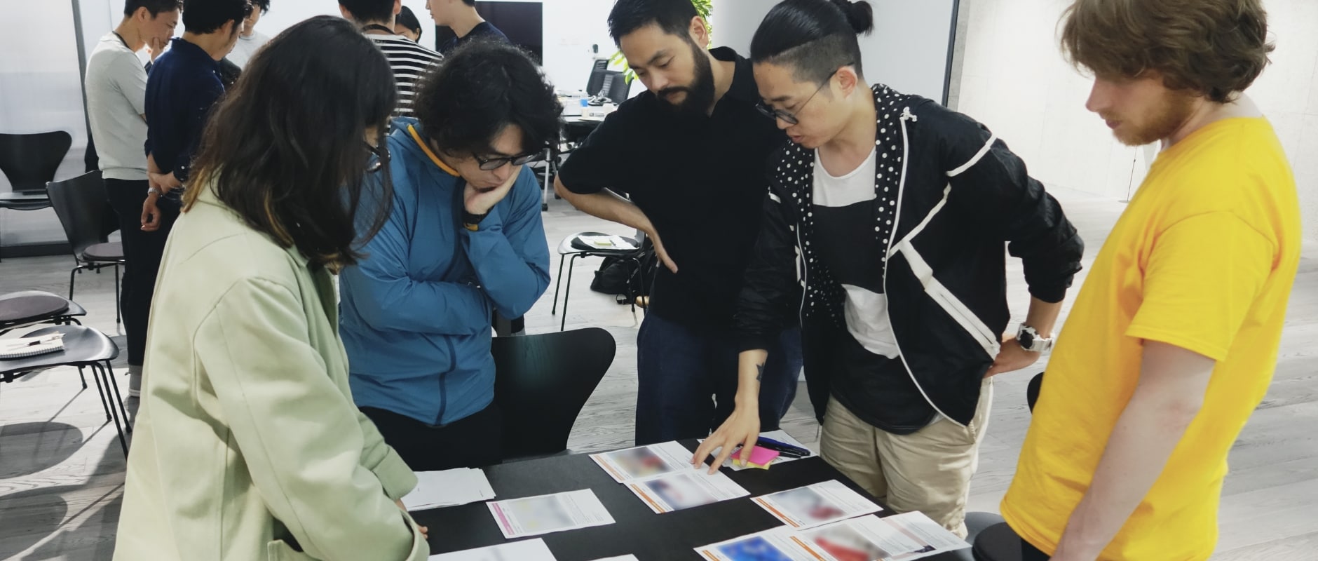 Photo of a design research workshop