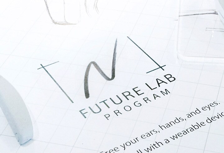 Future Lab Program logo with a handwritten "N" by the project leader