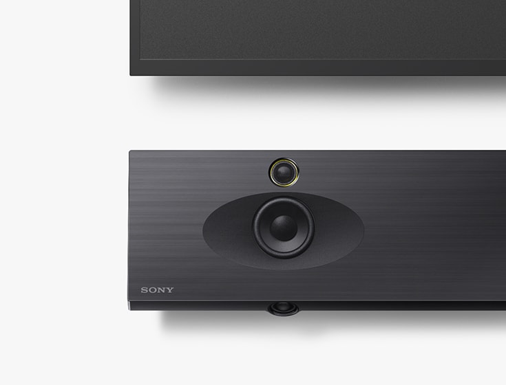 Photo of the speaker unit of the soundbar