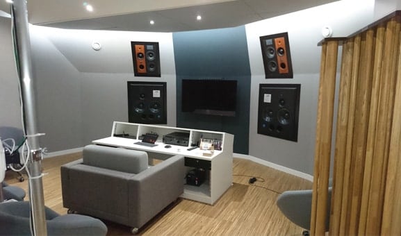 Image of a state-of-the-art listening audio room