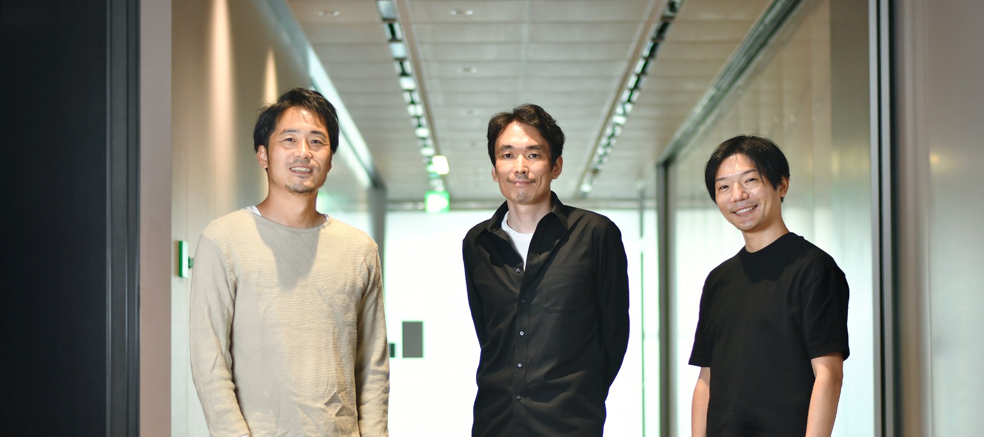 (from left to right) Hiroshi Oryoji, Ryohei Okada, Hiroki Mizuno