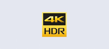 4K HDR logo