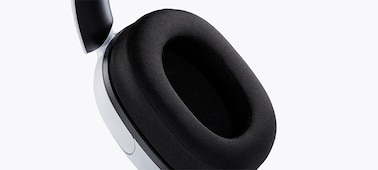 Close-up of smooth nylon ear pads