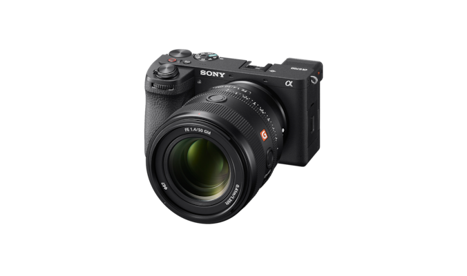 Image of the camera front with SEL50F14GM Lens