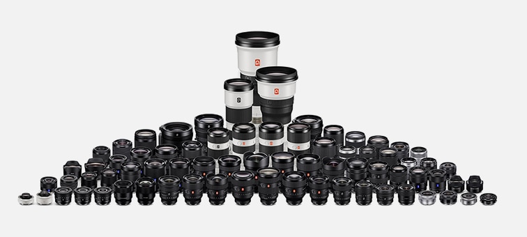 Product image of E-mount lenses