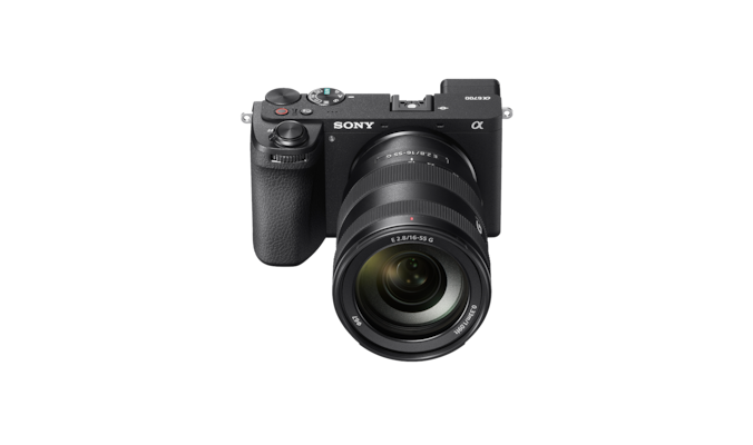 Image of the camera front with SEL1655G Lens