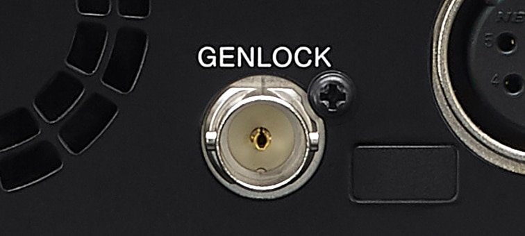 Product image of the GENLOCK connector