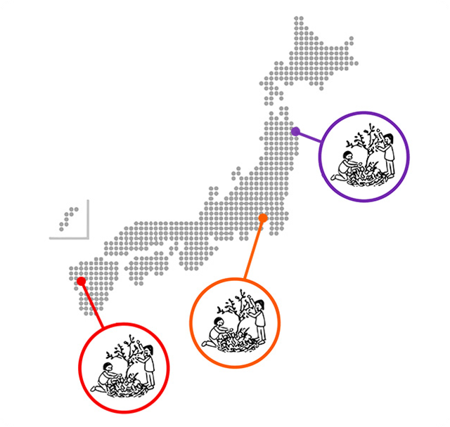 全国各地の小学生