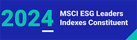 2024 MSCI ESG Leaders Indexes Constituent ロゴ