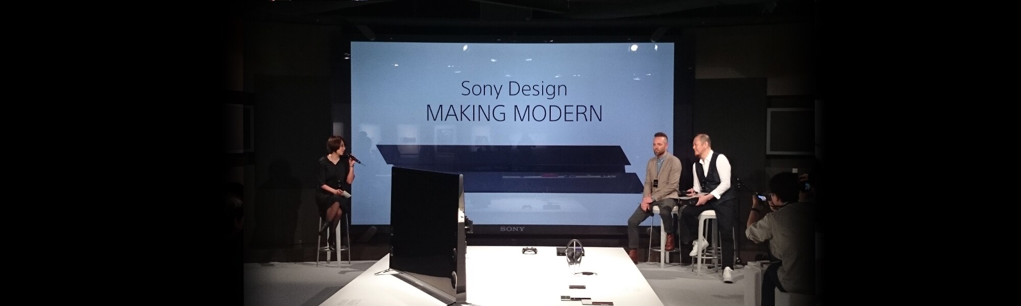 『Sony Design: MAKING MODERN』出版記念トークショーの様子