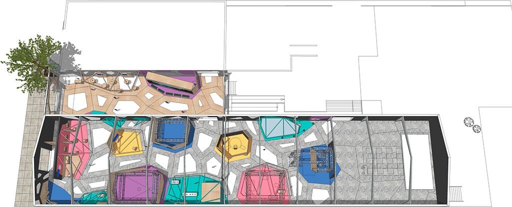 The WOW Factoryの3D建築図面