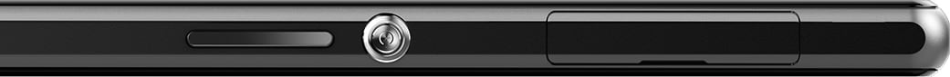 Xperia Z1の側面の写真